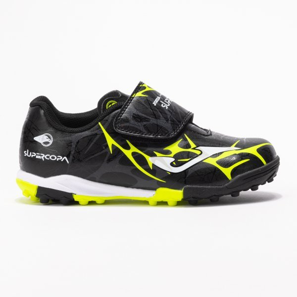 SUPER COPA JR 2501 BLACK FLUOR YELLOW INDOOR