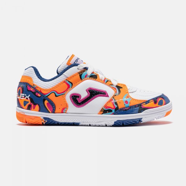 TOP FLEX JR 2672 WHITE ORANGE INDOOR