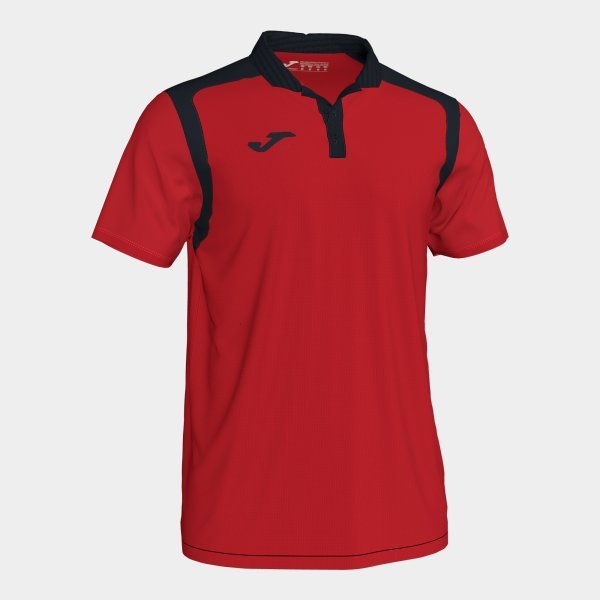 CHAMPIONSHIP V POLO SHIRT RED-BLACK S/S