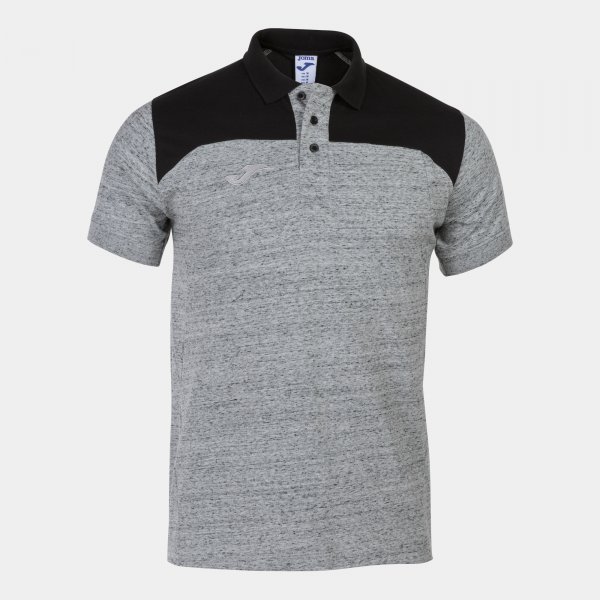 WINNER II COTTON POLO SHIRT ANTHRACITE-BLACK S/S