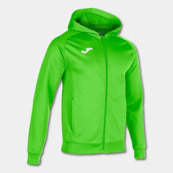 MENFIS HOODED JACKET FLUORESCENT GREEN