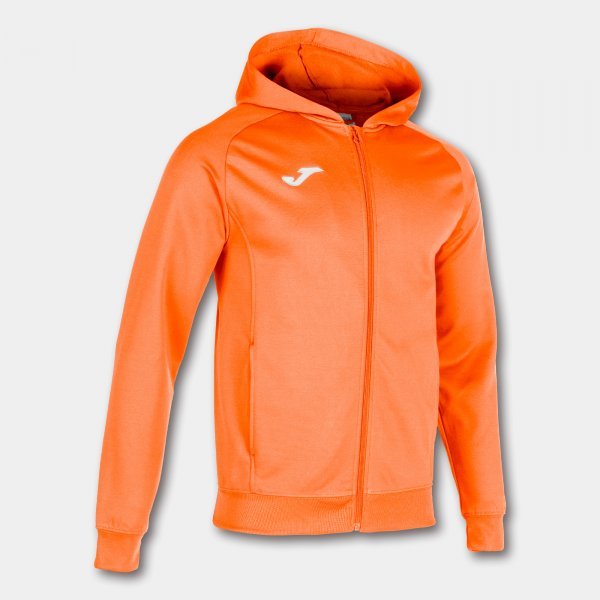 MENFIS HOODED JACKET FLUORESCENT ORANGE