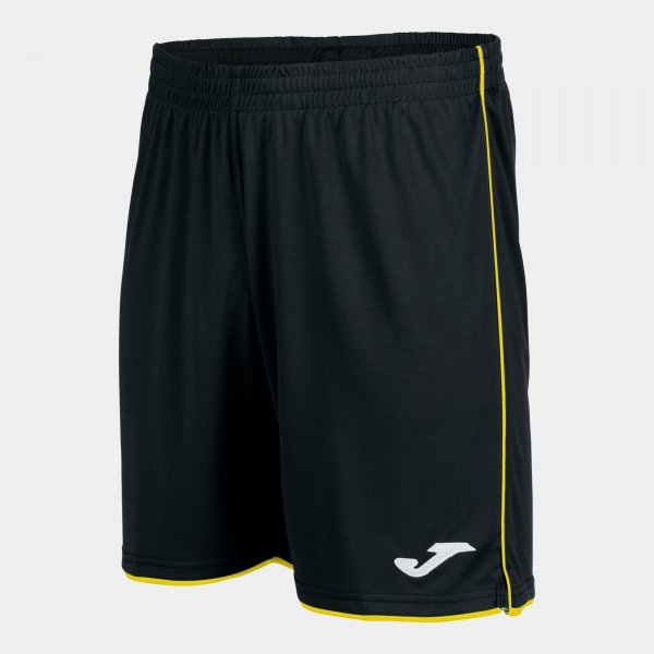 TEAM SHORTS BLACK-YELLOW