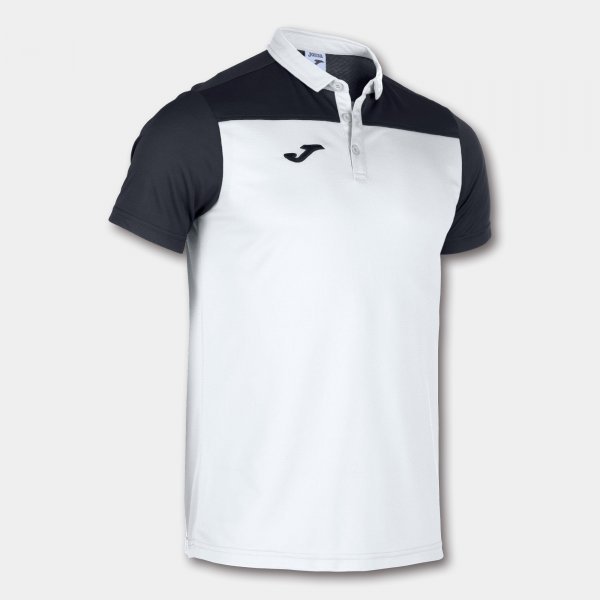 COMBI POLO SHIRT WHITE-BLACK S/S