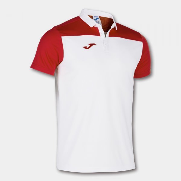 COMBI POLO SHIRT WHITE-RED S/S