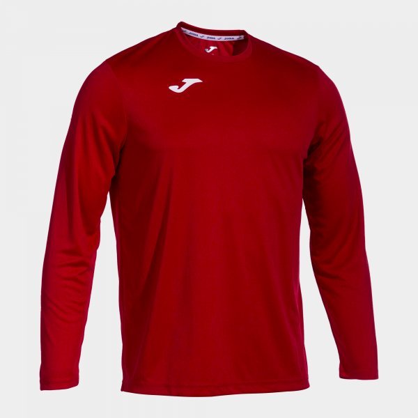 T-SHIRT COMBI RED L/S