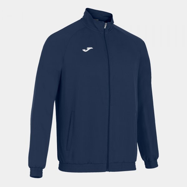 NAVY DOHA MICROFIBRE JACKET