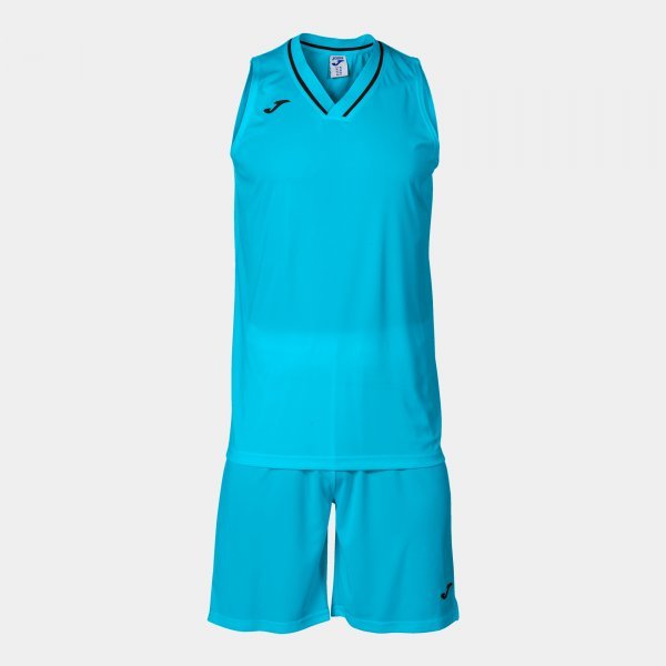 ATLANTA TWO-PIECE TURQUOISE FLUORESCENT BLACK